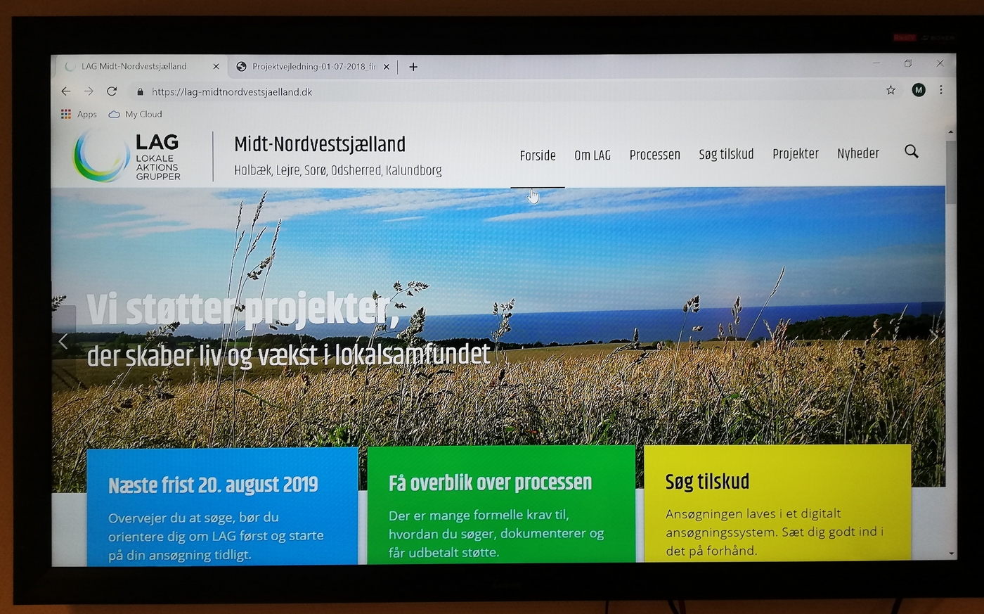 Ny hjemmeside for LAG Midt-Nordvestsjælland